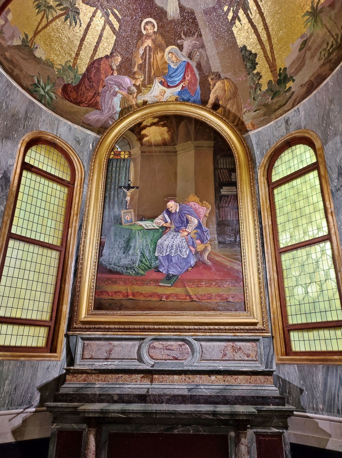 Saint Alphonsus Liguori in his study. Source: lucamato / Getty Images